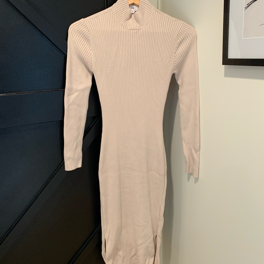 Open-back Sweater Dress